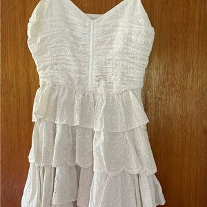 NWT Betsey Johnson White Eyelet Dress size 2